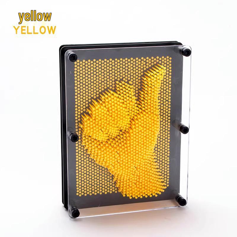 3D Pin Art Hand and Face Impression Toy
