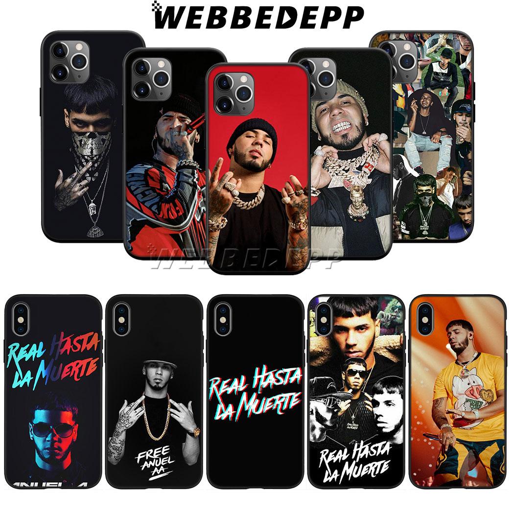 

TA6 Anuel AA Мягкий силиконовый чехол для iPhone 5 5s 6 6s 7 8 Plus SE X XR XS Max 11 12 Pro Max Mini