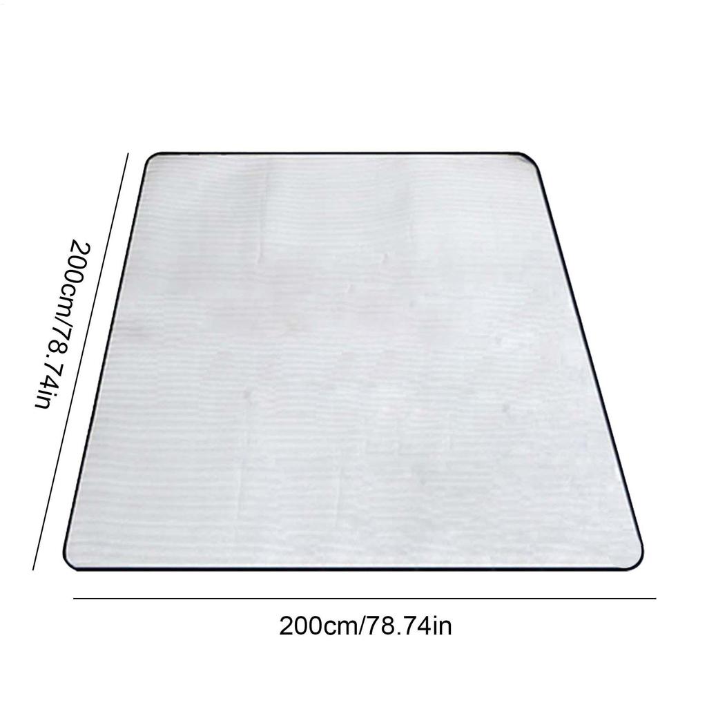 Camping Mat Foam Foil Blanket Aluminum Insulation Mat Sleeping Pad Thermal Outdoor Tent Footprint for Beach Garden Park