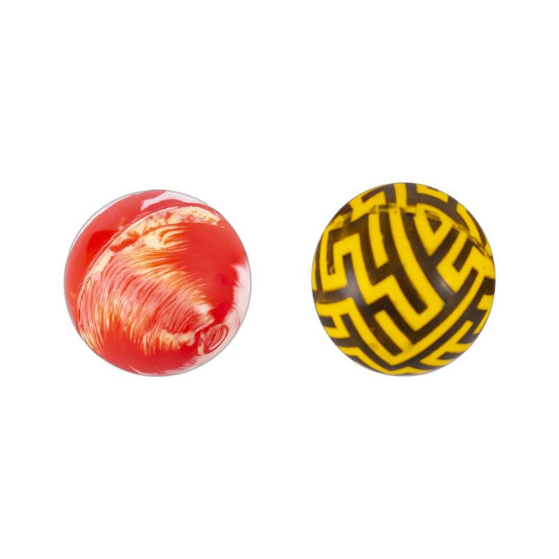 Mixed Color 32mm Rubber Bouncy Balls for Gashapon Machines - Fun Children's Toy