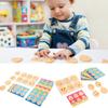 Wooden Emotion Eggs Early Educational Matching Toy For Toddlers And Babies
