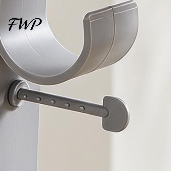 Non-invasive Pool Bracket Hooks Adjustable Swimming Hanger Drill-Free U-shaped Hook Installation Durable Multifunctional Storage for Poles Hardware