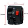 Universal 22MM Motorrad Schalter Lenker Controller Schalter Scheinwerfer Nebel Licht Horn EIN-AUS-Taste