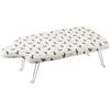 Yamazaki Lightweight Human-Shaped Ironing Board with Hooks, Neko Press, White, Approx. 69 X 37 X 20 Cm, Hangs In Closet, Steel Mesh Construction, Prod