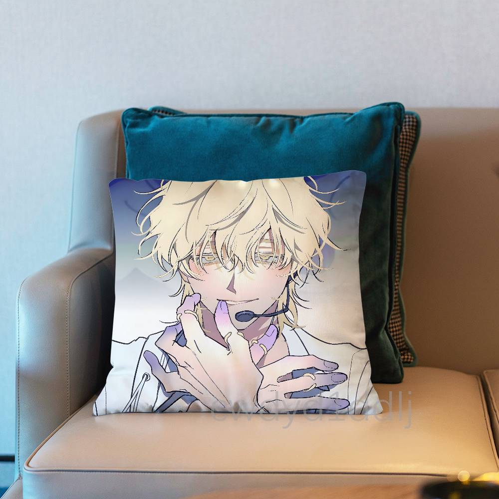 AAlien Stage Luka Pillow Case Short Plush Sofa Decorative Gift Home Doublesided Printing Cushio