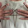 Collana Punk Stella Retrò: Choker alla moda da uomo per discoteca e accessorio decorativo