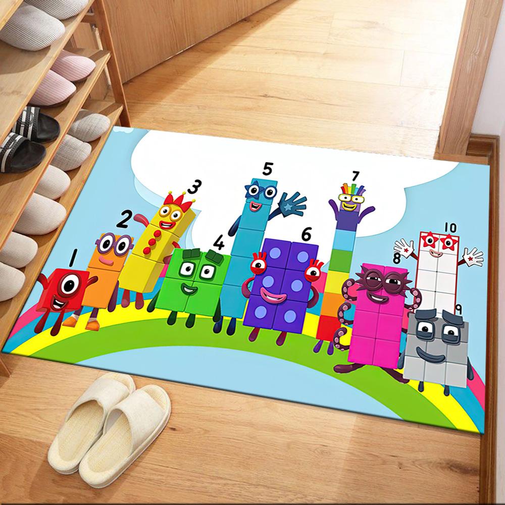 Numberblocks Carpet Perfect For Playrooms Dormitory Hallway Outdoor Antislip Rug Office Home Decor Perfect Gift For Womenmen