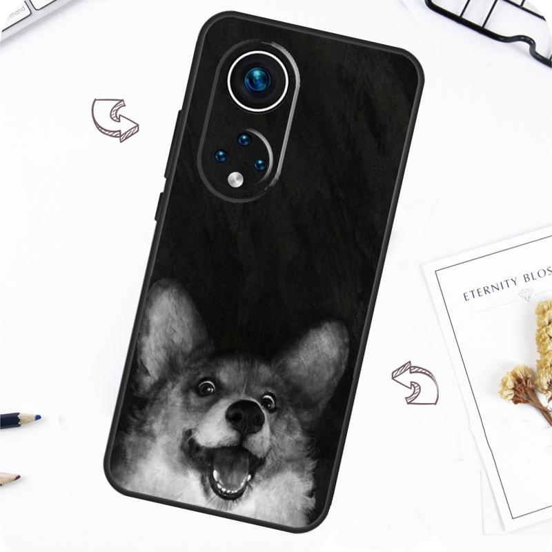 Corgi and Bubble Tea Case For Honor Magic 7 Pro 5 6 Lite Honor 200 Pro 50 70 90 X8b X9a X8a X8 X9 X9c X9b Cover