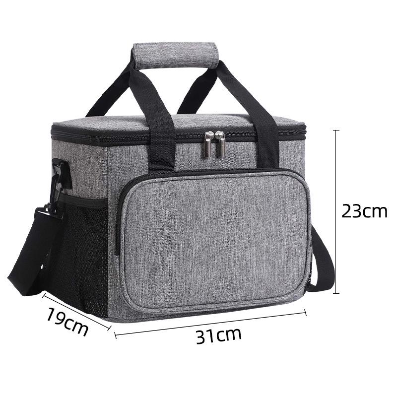 Large Waterproof Insulated Picnic Bag - Oxford Cloth, Portable, Thickened for Outdoor Use