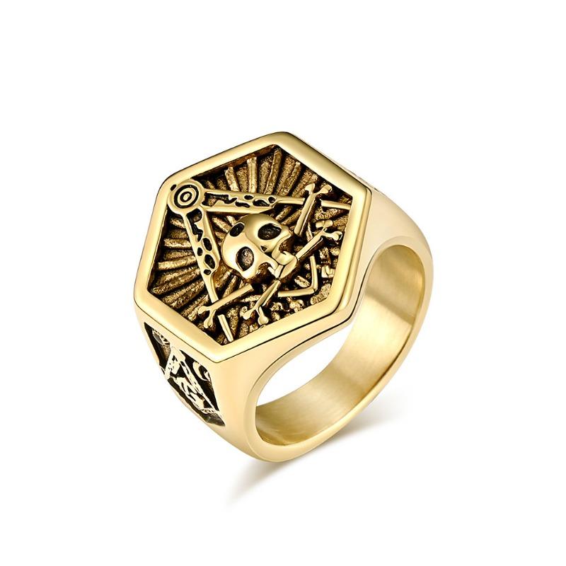 Skull Titanium Ring Men's Personalised Fashion Jewellery