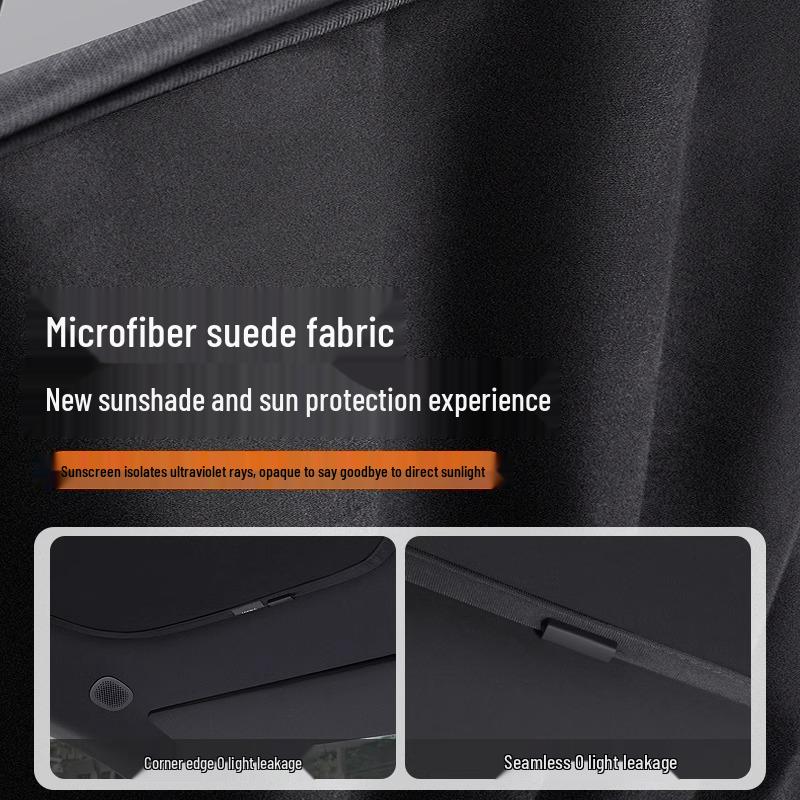 Xiaomi SU7 Sunroof Sun Visor: Sunshade, Heat Insulation, Blackout Curtain for Car Roof.