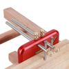 Woodworking Linear Scriber Mortise Gauge Ruler Double Head Aluminium Alloy Carpenter Tool
