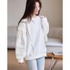 Demana Relaxed Elegant Women's Round Neck Air Layer Sweatshirt