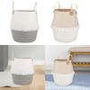 Laundry Basket Baby Toy Hamper Laundry Hamper Blanket Basket Woven Storage Basket for Living Room Bathroom Dorm Clothes Bedroom