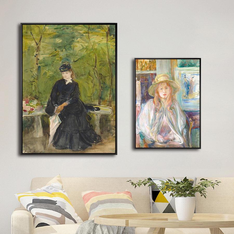 Oil Painting On Canvas Vintage Home Decoration Print Art Wall Pictures Poster Printings Paintings A Woman with An No Frame