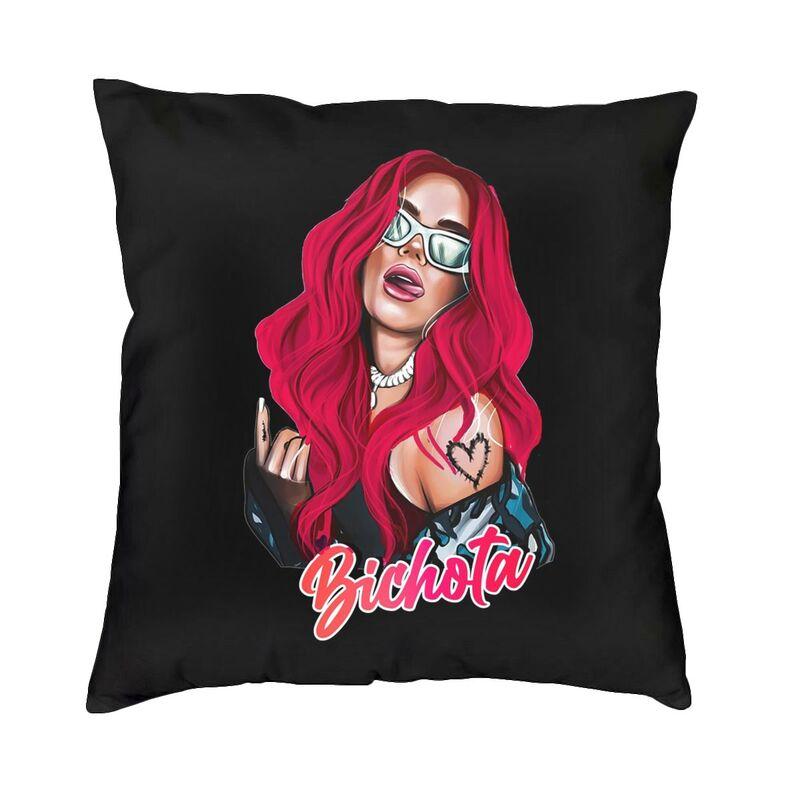 Modern Karol G Bichota Season Cushion Cover Polyester Reggae Ainger Pillow Case for Living Room Pillowcase
