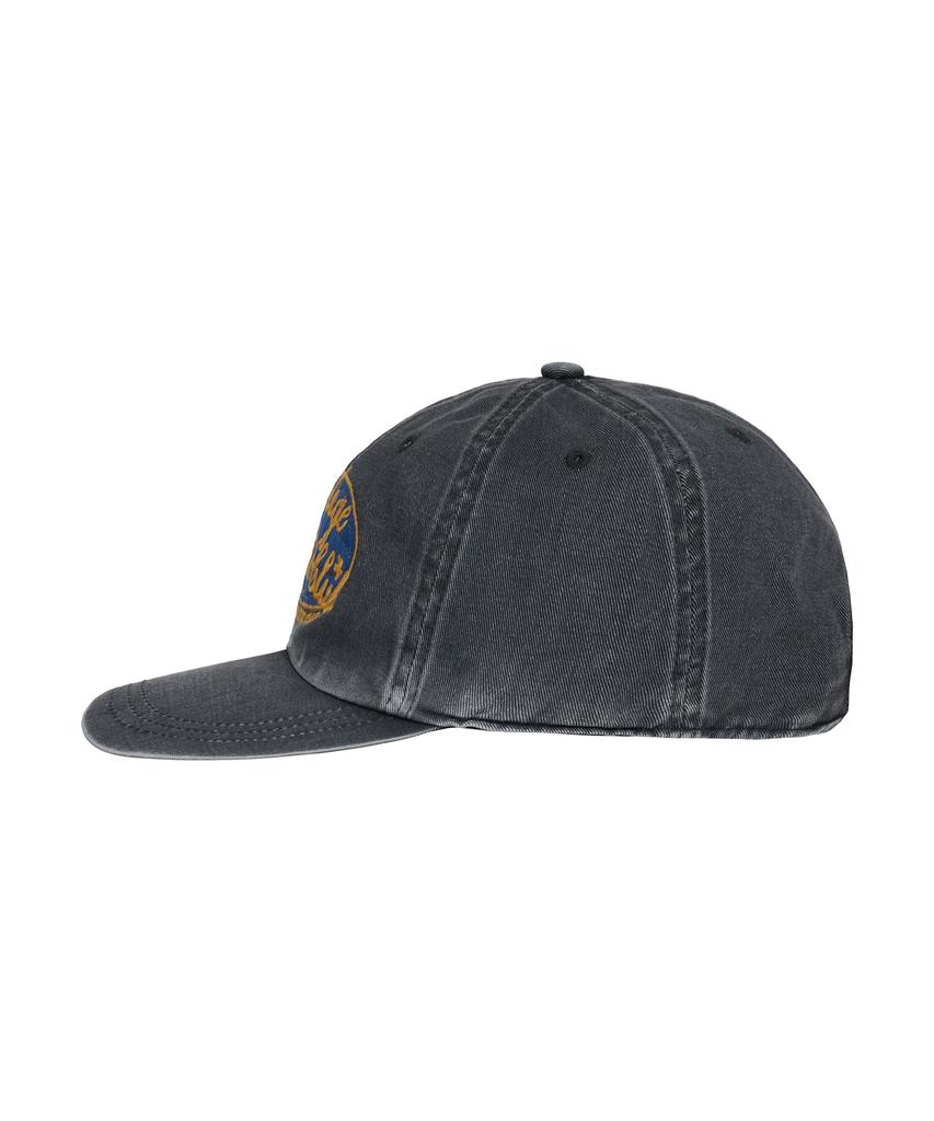Yunibeoseugameonteu Universe Signed Long Bill Washed Cap_Charcoal Grey
