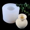 Creative New 3D Vase Crystal Mold DIY Car Scented Plaster Decoration Decorations Decoration Handmade Cake Decorations Mold