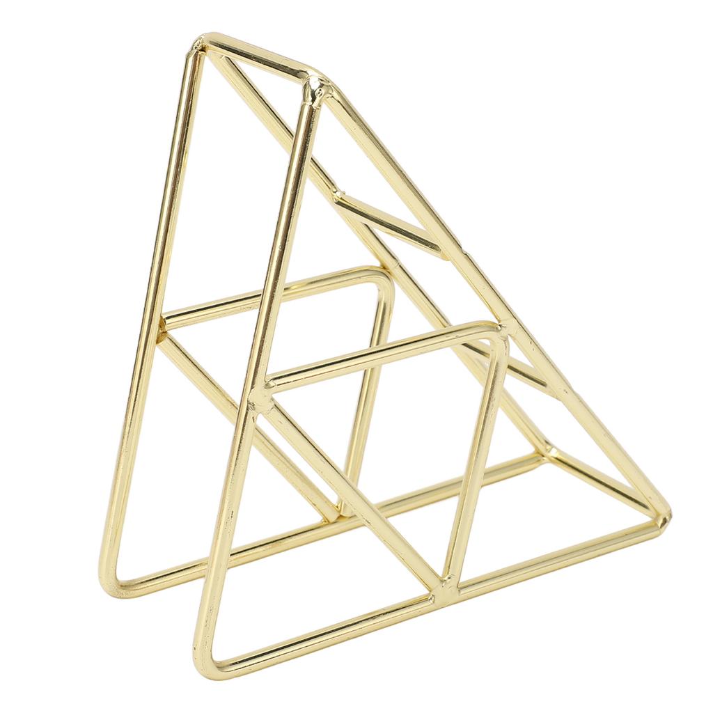 Napkin Holder Fashion Thickened Widened Triangular Freestanding Metal Wrought Iron Vertical Tissue Holder