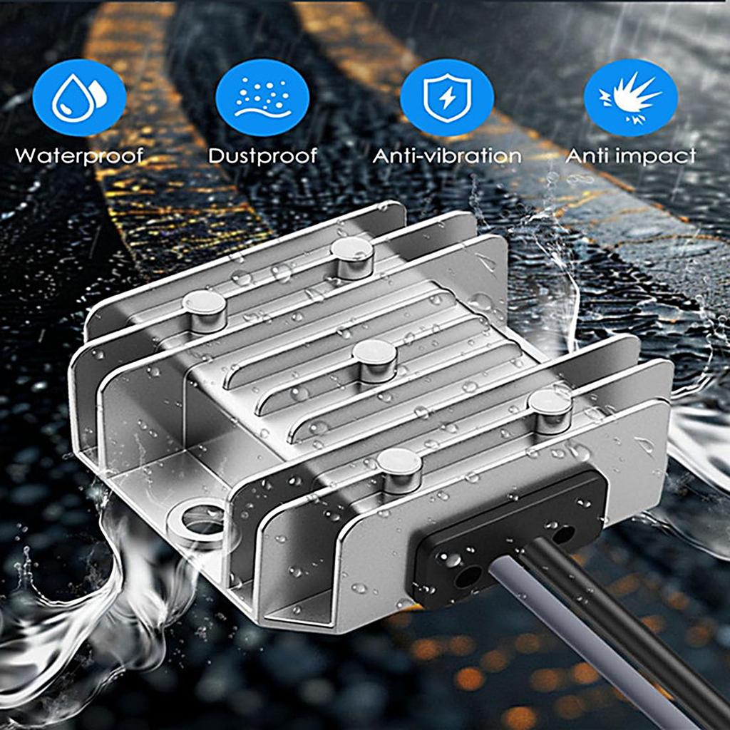 Compactly Voltages Converter 12V 24V To 30V 3.5A Power Adapter Cold Press Terminals Wire Ideal For Devices Power Supply