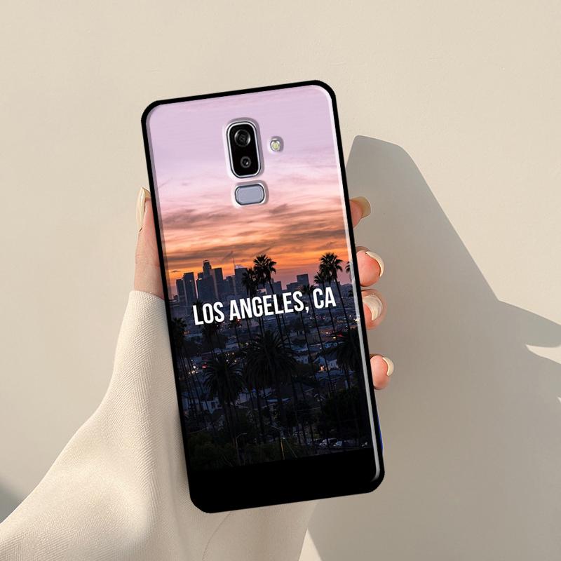 Los Angeles California Case For Samsung Galaxy J3 J5 J7 2017 A3 A5 J1 2016 J4 J6 Plus A6 A7 A8 A9 J8 2018 Coque