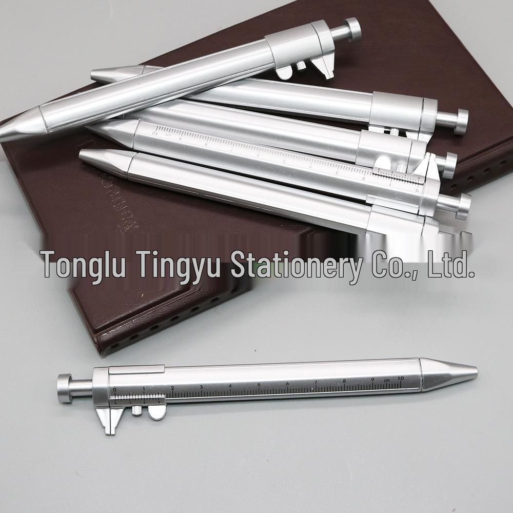 Creative Silver Vernier Caliper Ballpoint Pen – Personalized Multifunctional Gift Pen