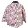GUCCI [/Domestic regular] 609627 Horsebit print leather collar Jacket 36 White / Navy / RedUsed