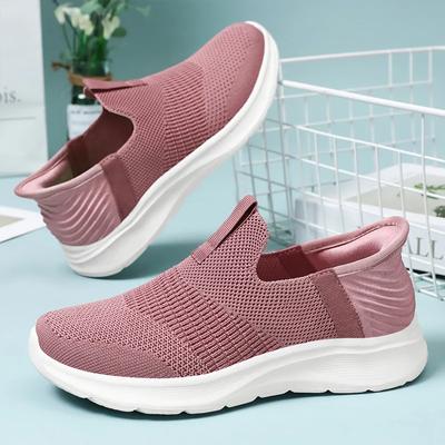 Middle-aged and Elderly Walking Shoes Lightweight Couple Casual Shoes Breathable and Non Stuffy Mesh Shoes 2024