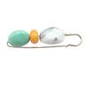 Alloy Brooch Pin Wear-Resistant Anti-Rust Elegant Imitation Stone Design Lapel Pin Sweaters Dresses Hats Bags Badge Clothes Accessories