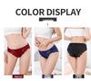 European & American Low-Rise Lace Ice Silk Panties - Women's Sexy Underwear with Cotton Crotch