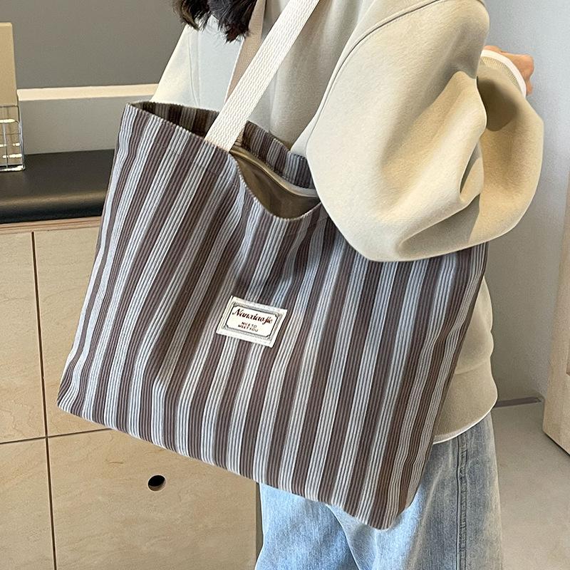 Large Capacity Bag for Women New Fashion Commuter Tote Bag for Women Ins High School Students In Class Student Cram Bag
