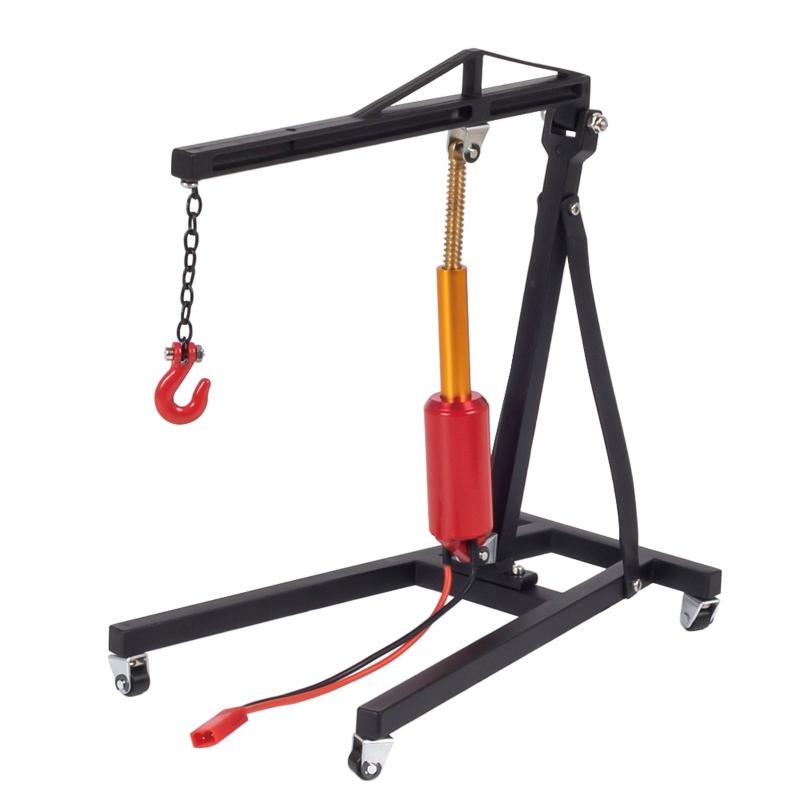 Simulation Model Fit for 1/10 Garage Series Decorations Ornaments Engine Engine Hanger Electric Crane Electric Jack Toy