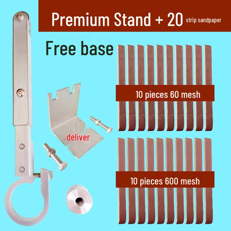 Mini Angle Grinder Belt Sander: DIY Sandpaper Machine for Woodworking and Polishing