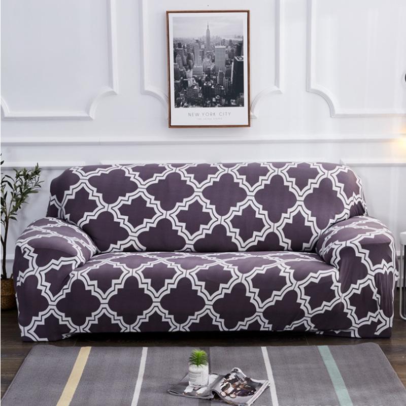 Four Seasons Elastic Tight All-Inclusive Full Cover Fabric Sofa Cover All-Inclusive Sofa Cushion Sofa Cover Towel
