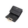 Bally Solid Color Vintage Square Buckle Flap Leather Envelope Clutch Shoulder Crossbody Mini Women bags Black 6237076