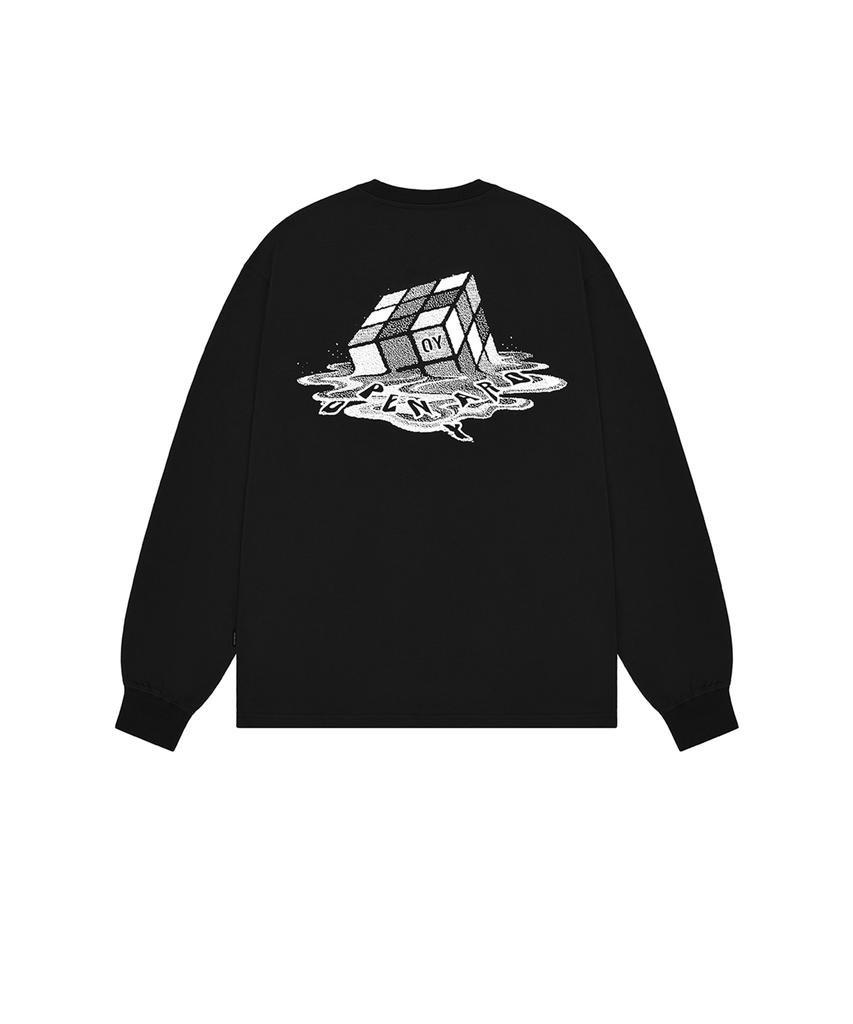 Opeunyadeu(Owai) Melting Cube Long Sleeve-Black