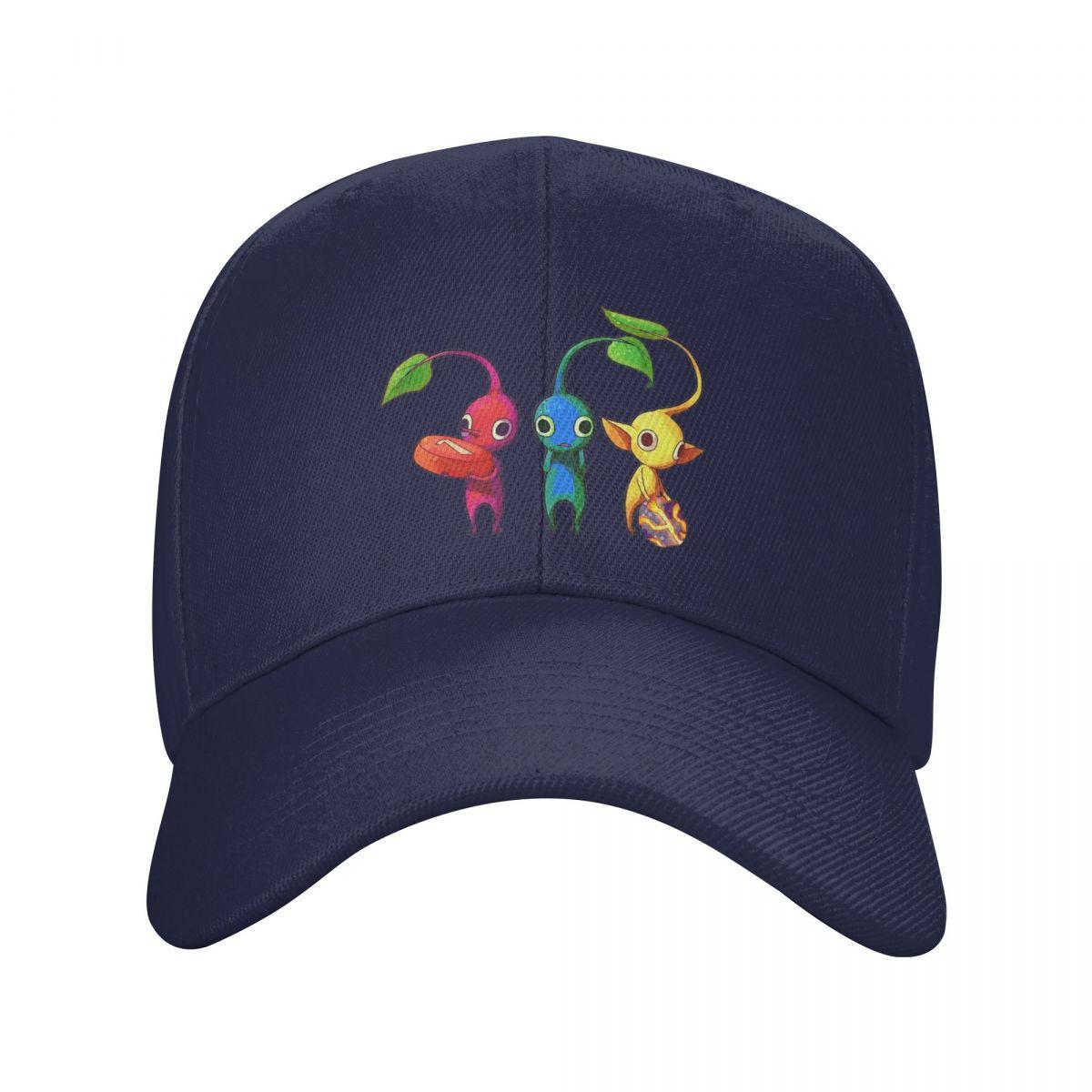 

Vintage Cute Pikmin Game Baseball Caps Fashion Men Women Hats Casual Cap Streetwear Baseball Hat Casquette One Size