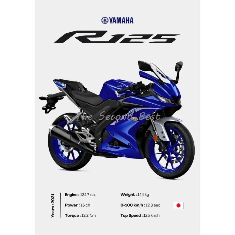 Vintage Japansk Motorcykel Metallplåtskylt Vardagsrum Väggdekor Modern Hemaccent