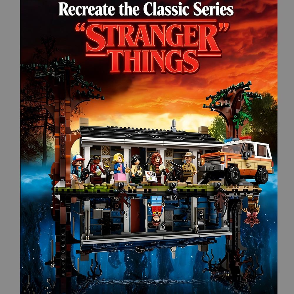 Stranger Things Byers Cottage LEGO Bricks, Mini Figurines,Building Blocks, Puzzle Assembling Toys