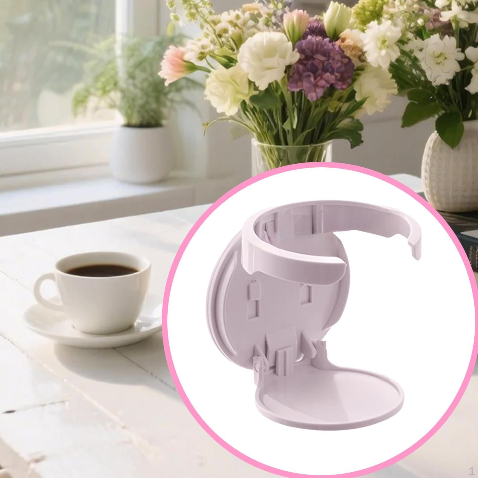 

Wall Mounted Cup Holder, Bottle Versatile Portable Folding Water Rack for Living