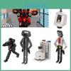 Interactive Skibidi Toilet Vs Surveillance Camera Building Blocks Set From Moctribe