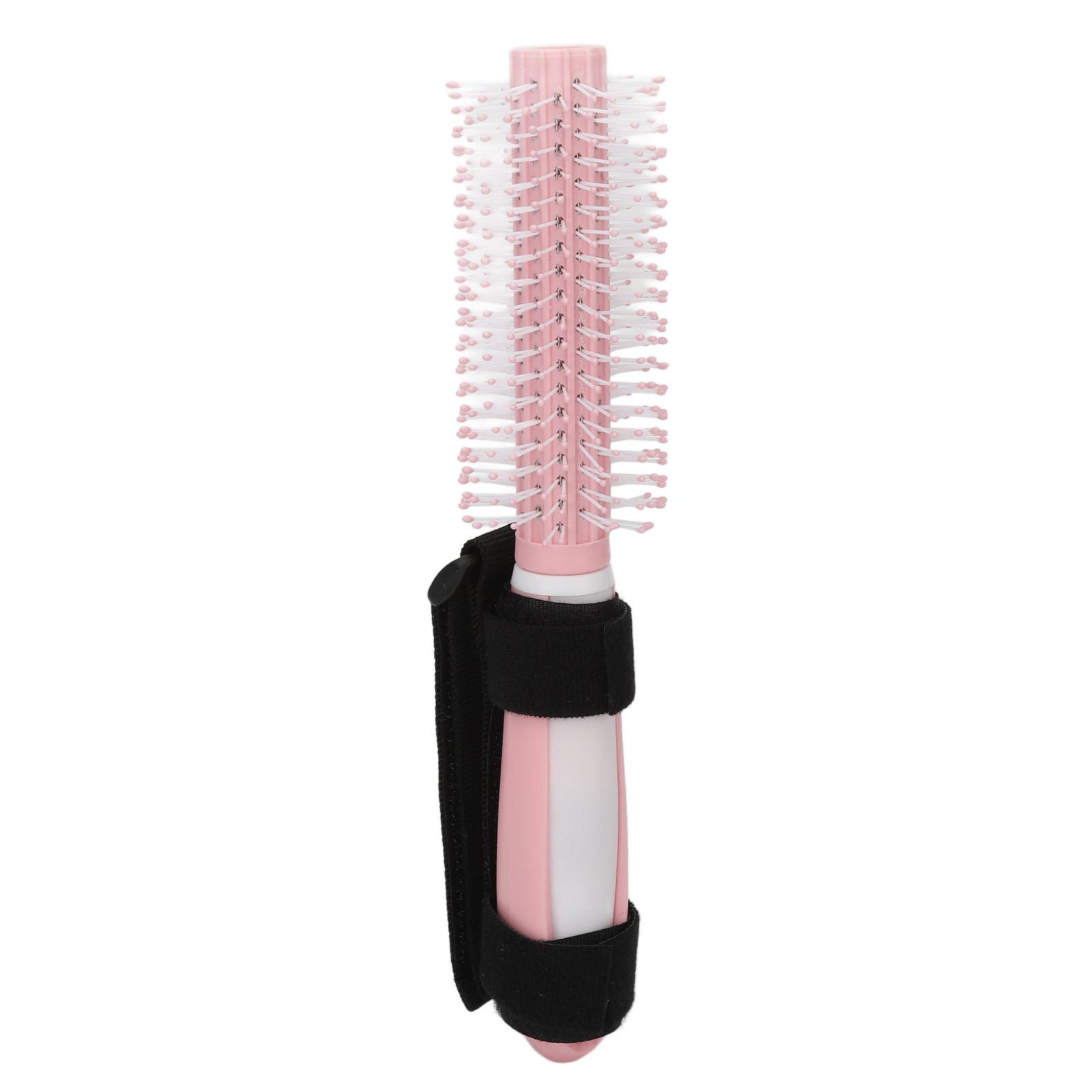 

Handicapped Auxiliary Comb Portable Plastic Handle Comb Hair Brush for Elder People