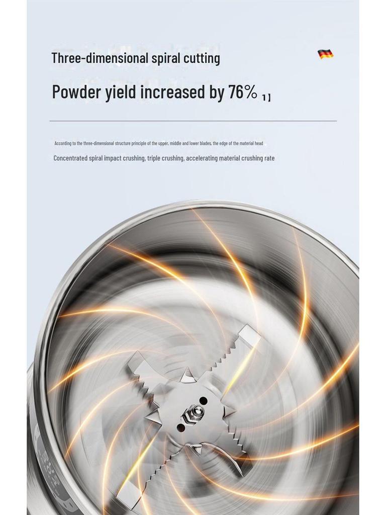 Multifunctional Stainless Steel Grinder for Grinding Medicinal Materials and Grains