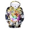10 Colors Men Women Anime Hoodies New Streetwear Harajuku Casual DRAGON BALL Z Cartoon Printed Hooded Pullover Sweatshirts