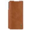 NILLKIN Qin Pro Series for Samsung Galaxy Z Fold7 5G Case with Card Slots Leather Phone Cover with Stylus