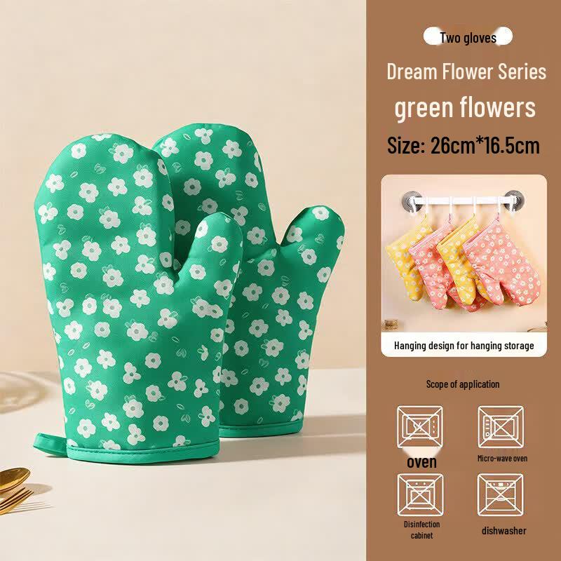 Thickened Heat-Resistant Oven Mitt