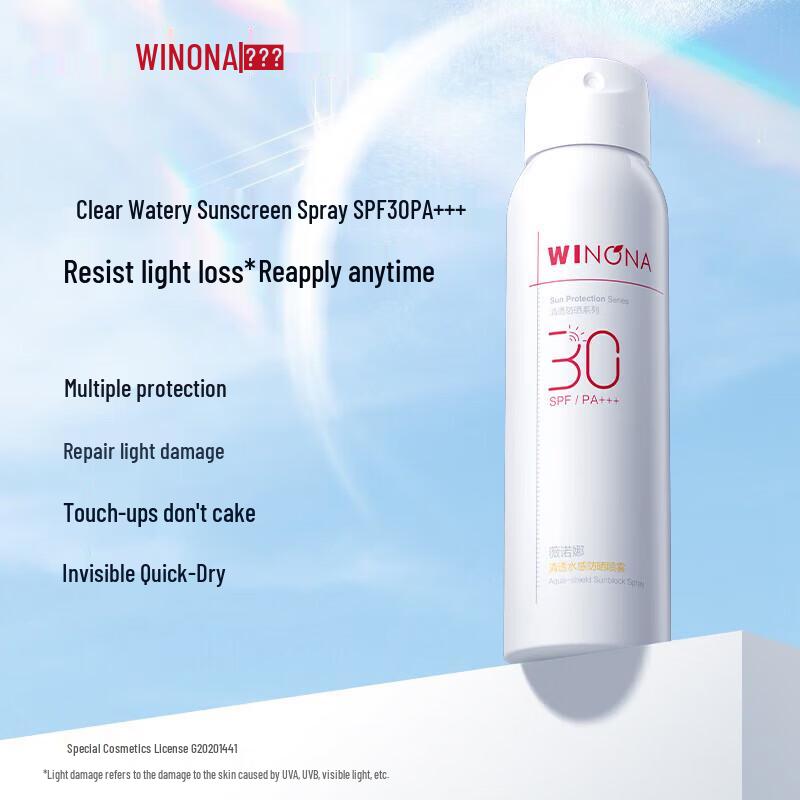 WINONA Clear Hydrating Sunscreen Spray & Lotion Set