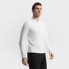 Fila Fitness Fashionable Versatile Sports Leisure Knitted Long Sleeve T-Shirt Men Tops Starlight-White A11M511214F-WT