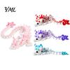 3D Printed Dragon Sculpture Cherry Blossom Toy, Articulated Flower Figurine, Stress Relief Fidget Toy Movable Joints Mythical Creature Model for Desk