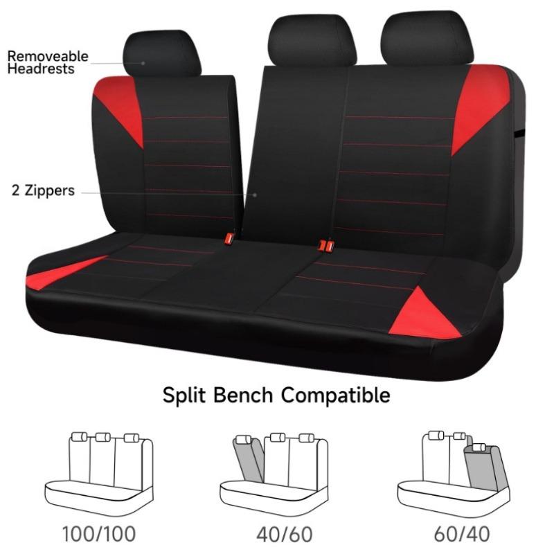 4/9pcs Car Seat Covers and Headrest Covers All-Season Universal Car Seat Cushion Covers Vehicle Cushion Protectors